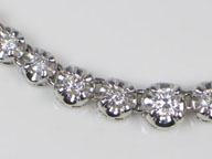 ダイヤのきれいなプラチナダイヤモンドテニスネックレス 2.00ct